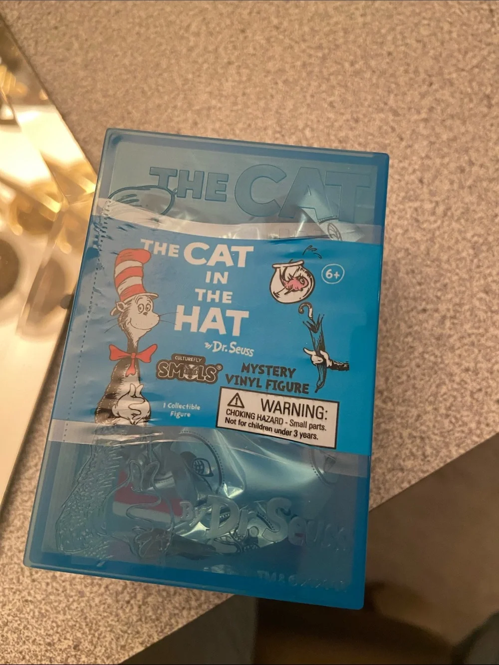 Dr. Seuss Cat in the Hat Mystery Vinyl Figure - Blue Packaging